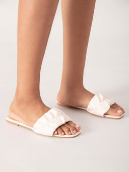Twenty Dresses by Nykaa Fashion - Off White Walk With Me Flats
