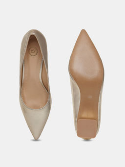 Twenty Dresses by Nykaa Fashion - Gold Stay Close Heels