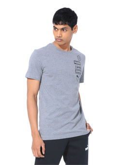 Puma - Mens Graphic VIII Grey Tee