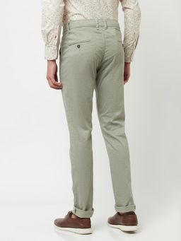 CRIMSOUNE CLUB - Men Olive Trousers