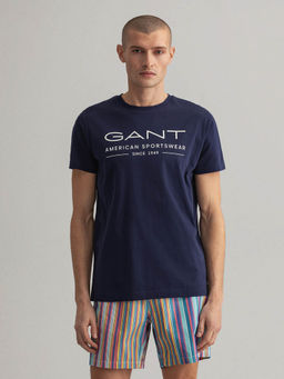 GANT - Blue Printed T-Shirt