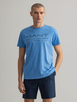 GANT - Blue Printed T-Shirt