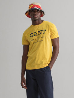 GANT - Yellow Printed T-Shirt