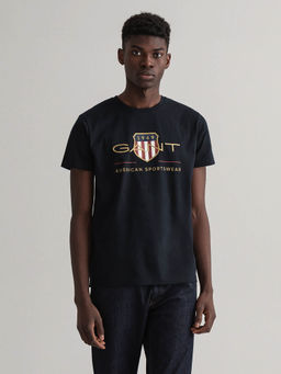 GANT - Black Solid T-Shirt