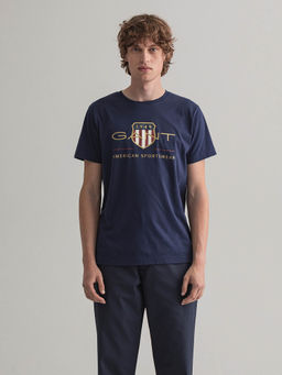GANT - Blue Printed T-Shirt