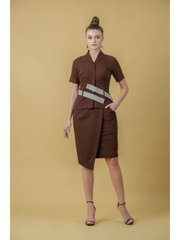 Mamicha - Brown Coquillage Co-Ord (Set of 2)