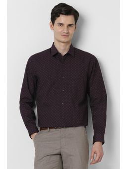 Peter England - Men Brown Regular Fit Full Sleeves Formal Shirt