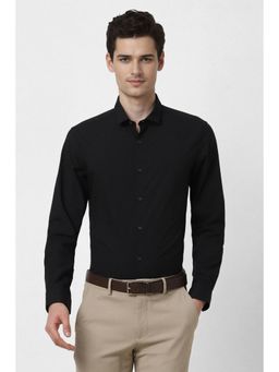 Peter England - Men Black Slim Fit Shirt