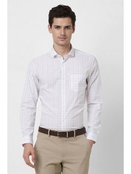 Peter England - Men White Slim Fit Shirt