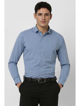 Peter England - Men Blue Slim Fit Shirt