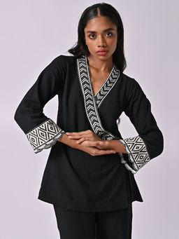 The Missy Co. - Tree Embroidered Top