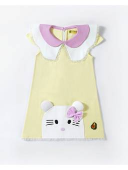 Avokiddos - Sweet Kitten Relaxed Skater Dress
