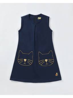 Avokiddos - Kitty Panel Detail Dress