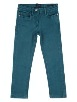 Allen Solly Junior - Girls Blue Slim Fit Jeans