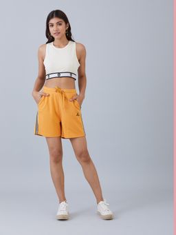 Muvazo - Cool Vibe Crop Tank Beige