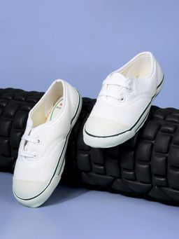 Bata - White School Shoes for Kids