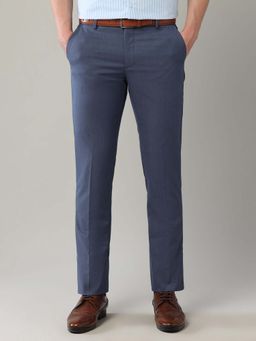 Arrow - Men Blue Solid Trouser