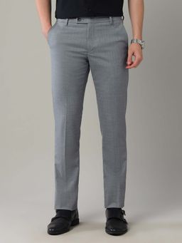 Arrow - Men Grey Solid Trouser