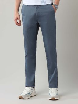 Arrow Sports - Men Blue Solid Trouser