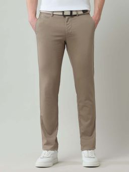 Arrow Sports - Men Brown Solid Trouser