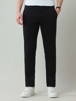 Arrow Sports - Men Black Solid Trouser