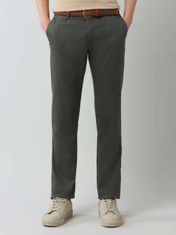 Arrow Sports - Men Green Solid Trouser