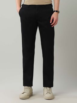 Arrow Sports - Men Black Solid Trouser
