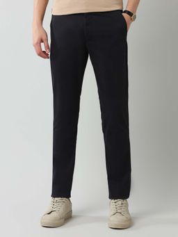 Arrow Sports - Men Black Solid Trouser