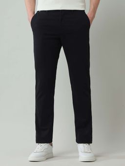 Arrow Sports - Men Black Solid Trouser