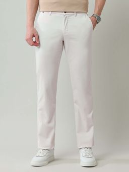 Arrow Sports - Men White Solid Trouser