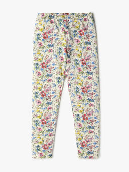 GAP - Girls Floral Printed Mid-Rise Knitted Leggings