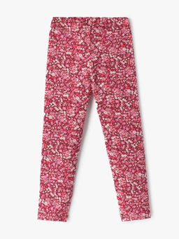 GAP - Girls Floral Printed Leggings with Elasticated Waist