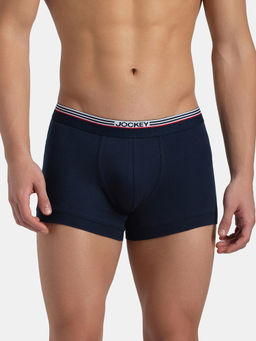 Jockey - UI22 Men Super Combed Cotton Rib Trunk - New Navy