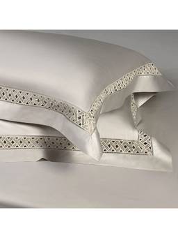 ERBA - Ivory Oran Pillow Covers (20 x 28 Inches)