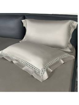 ERBA - Taupe Oran Pillow Covers (20 x 28 Inches)