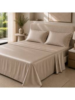 ERBA - Taupe Palma Pillow Covers (20 x 28 Inches)