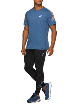 ASICS - Silver Icon Blue Casual T-Shirt