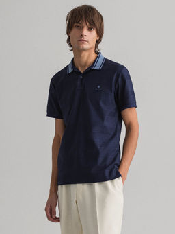 GANT - Blue Stripes Polo T-Shirt