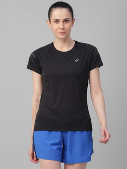 ASICS - Black Solid Silver Icon Top