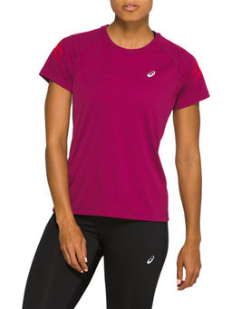 ASICS - Silver Icon Red Casual Top