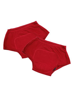 Adira - Girls Maroon Teen Period Panties (Pack of 2)