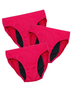 Adira - Girls Pink Teen Period Panties (Pack of 3)