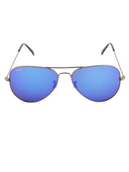 Voyage - Blue Aviator Sunglass for Unisex (3025-MG-721)