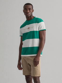 GANT - Green Stripes T-Shirt