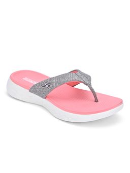 SKECHERS - Women Grey On-The-Go 600 Preferred Casual Flip Flops