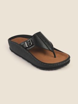 Metro - Men Black Sandals