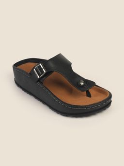 Metro - Men Black Sandals