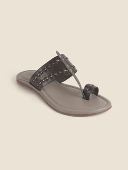 Metro - Men Brown Kolhapuris