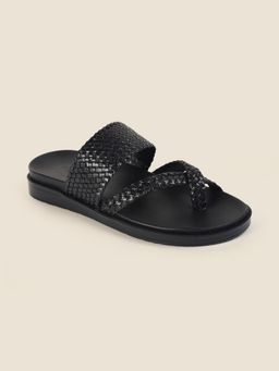 Metro - Men Black Sandals