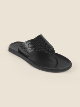 Metro - Men Black Sandals